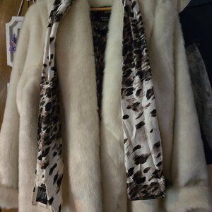 Faux Fur Coat by Dennis Basso - Size XL